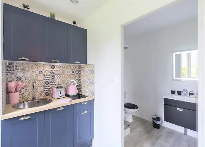 アパート Le Glamour *studio *parking Prive* *wifi*calme*